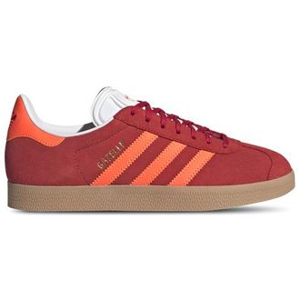 adidas Womens Originals Gazelle Indoor - Shoes Red/Off White/Solar Orange Size 07.0