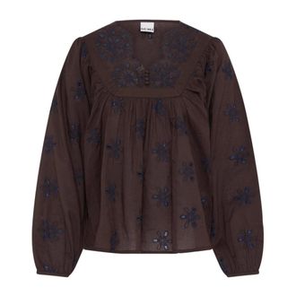 Ichi Blusas y Camisas - Blouses & Shirts - Mujer - Marr&oacute;n - 2XL
