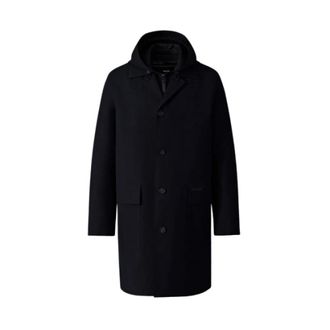 Mackage Jassen, Heren, Blauw, 2Xs, Mathias 3-in-1 Balmacaan Jas