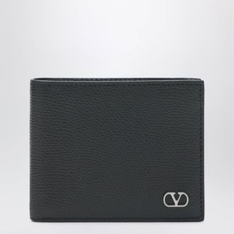 Valentino Garavani Black Vlogo Signature bi-fold wallet