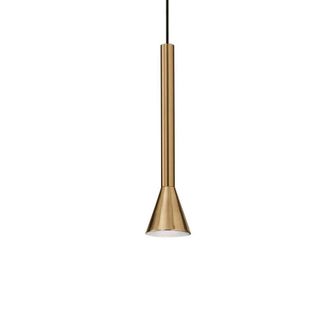 Netlighting Diesis Led Slim Dome Pendant Ceiling Light Brass 3000K in Yellow