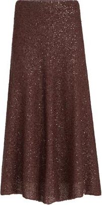 Brunello Cucinelli Knitted skirt in Bordeaux at Nordstrom, Size Xx-Large Eu