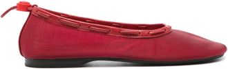 Alohas Gill ballet flats - women - Rubber/Fabric/Calf Leather/Fabric - 38 - Red