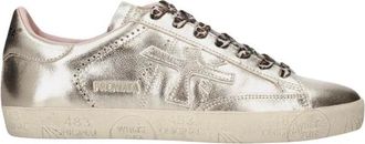 Premiata Stevend 8491 - Dames - Sneakers - Beige - 40 EU - Leer - Schoenen