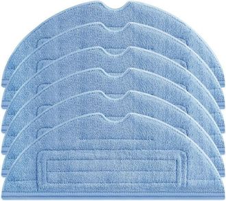 OEM Paquete De 6 Trapeadores Originales Sustitutos De Roborock S7, Compatibles Con Xiaomi Roborock S7 S7plus T7 T7plus T7plus T7splus, Micr&oacute;fono Inal&aacute;mbri