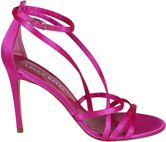 Lella Baldi High Heel Sandals, female, Pink, Size: 8 1/2 US Satin Sandals