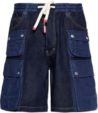 Dsquared2 Denim Cargo Shorts - Heren - Denim shorts - Blauw - 2XL - Denim - Korte Broeken