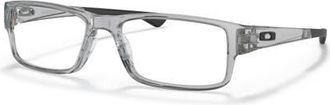 Oakley 53mm Rectangle optical glasses in Black /Grey at Nordstrom