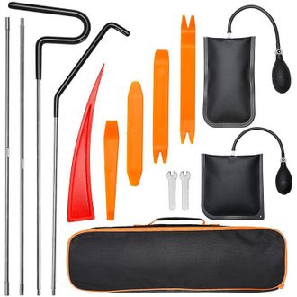 OEM Kit De Herramientas Para Coche, Kit De Apertura De Puerta De Coche Para Abrir La Puerta Sin Da&ntilde;ar El Coche, Bomba De Aire Port&aacute;til, Kit De Herramienta