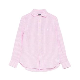 Polo Ralph Lauren Camicia a righe - Heren - Casual Overhemden - Roze - S - Overhemden