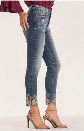 Miss Me Light Of The Day Skinny Jeans In Medium Wash