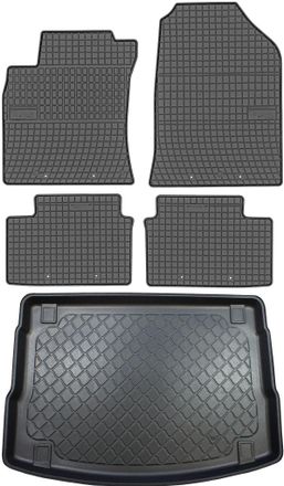 OEM Hyundai I30 Iii Pd Hatchback Desde Febrero De 2017. Juego De Alfombrillas De Goma Para Coche + Alfombrilla Para Maletero