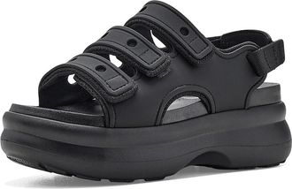 Crocs Soho Sport Platform Sandals Womens Dress Sandals Black Frosted : 10 M, Synthetic