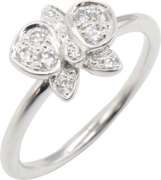 Cartier Silver Clear White Gold (18K) Band Ring (Pre-Owned)