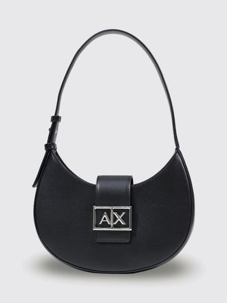 A|X Armani Exchange Borsa a spalla Hobo logo metal Armani Exchange