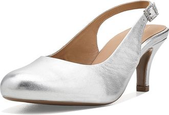 Trotters Lexi Bridal High Womens Heels Silver : 10.5 N (AA), Leather