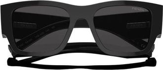 Prada 0PR Acetate Square Sunglasses - Black