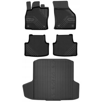 OEM Set 77 Alfombrillas Y Alfombrilla Skoda Octavia 3 Kombi 2012-2020 Zwb