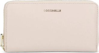 Coccinelle Portafoglio con placca logo - Rosa