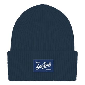MC2 Saint Barth Accessoires, Heren, Blauw, ONE Size, Blauwe Navy Cap SBW 61
