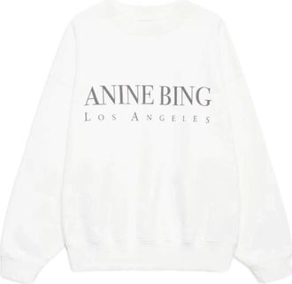 Anine Bing Mujer, Sudaderas, Blanco, Talla: XS