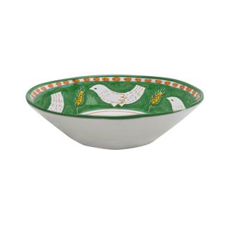 Arcucci Green feather salad bowl 32 cm
