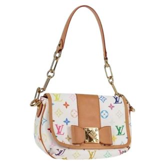 Louis Vuitton Pre-owned Monogram Multicolor Schoudertas - Dames - Pre-owned - Wit - Maat: ONE Size Leer