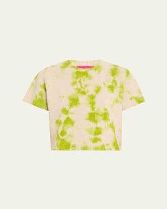 The Elder Statesman Hot Dye Cashmere Top