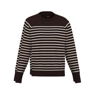 Marella Truien & Vesten, Dames, Bruin, XL, Wol, Eremo Round-neck Truien