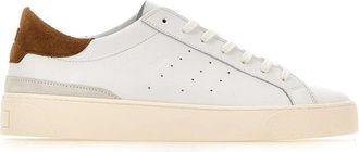 D.A.T.E. Sonica Calf - Heren - Sneakers - Wit - 44 EU - Katoen - Schoenen