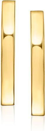 Canaria Canaria 10kt Yellow Gold Bar Stud Earrings