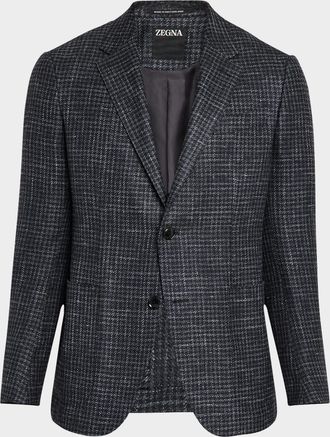Ermenegildo Zegna Mens Check Sport Coat