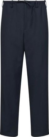 Dries Van Noten Straight Broeken - Heren - Straight fit broeken - Blauw - 2XL - Broeken
