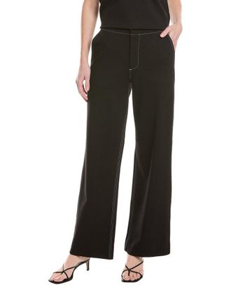 Rag & Bone Irina Ponte Contrast Stitch Tailored Pant