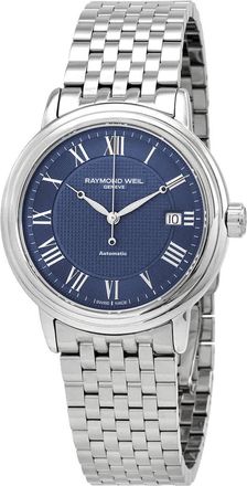 Raymond Weil Maestro Automatic Blue Dial Mens Watch 2837-ST-00508
