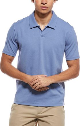 Vince Mesh Rib Johnny Collar Shirt