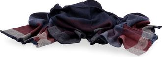 Brunello Cucinelli Wool And Cashmere Check Scarf