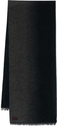 Canali gradient-effect scarf - men - Cashmere - One Size - Grey
