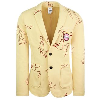 Puma x Kidsuper Studios Long Blazer Sleeve Mens Honey Tailored Jacket 598436 12 - Yellow Cotton - Size X-Large