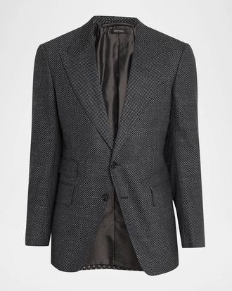Tom Ford Men & apos;s Wool and Silk Birdseye Sport Coat
