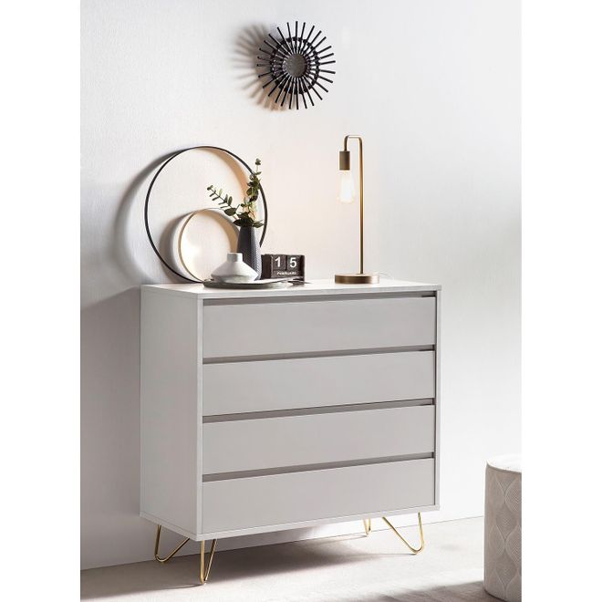 Loftscape home24 Kommode II 90 x 90 x 40cm Weiß/Weiß ab 629,99 €