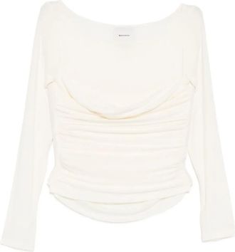 Reformation Julian knit top - White
