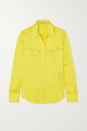 Stella McCartney Camicia In Raso - Giallo