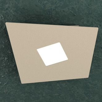 Top-Light Plafoniera Moderna Note Metallo Sabbia 1 Luce Gx53 24Cm