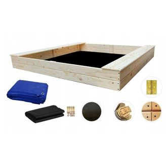 OEM Bancos Arena De Madera 180x180x20cm Macizos