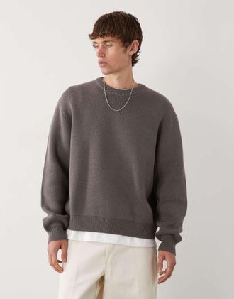 Weekday Maglione color talpa scuro - In esclusiva per ASOS-Marrone