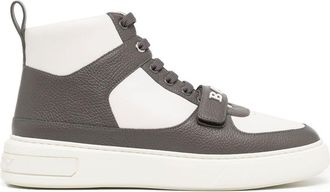 Bally Merryk leather high-top sneakers - men - Calf Leather/Calf Leather/Rubber - 40.5 - Grey