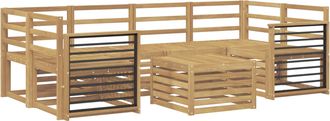 vidaXL Juegos De Sof&aacute;s Madera De Acacia S&oacute;lida Vidaxl