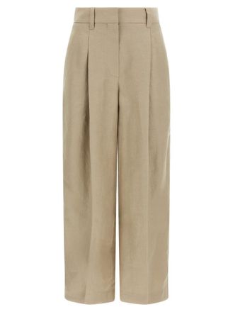 Brunello Cucinelli Beige Linen trousers