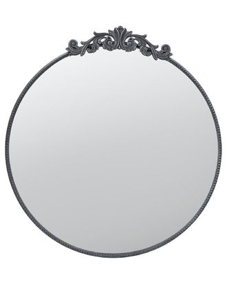 A&B Home Discontinued A&B Home Round Ornate Wall Mirror